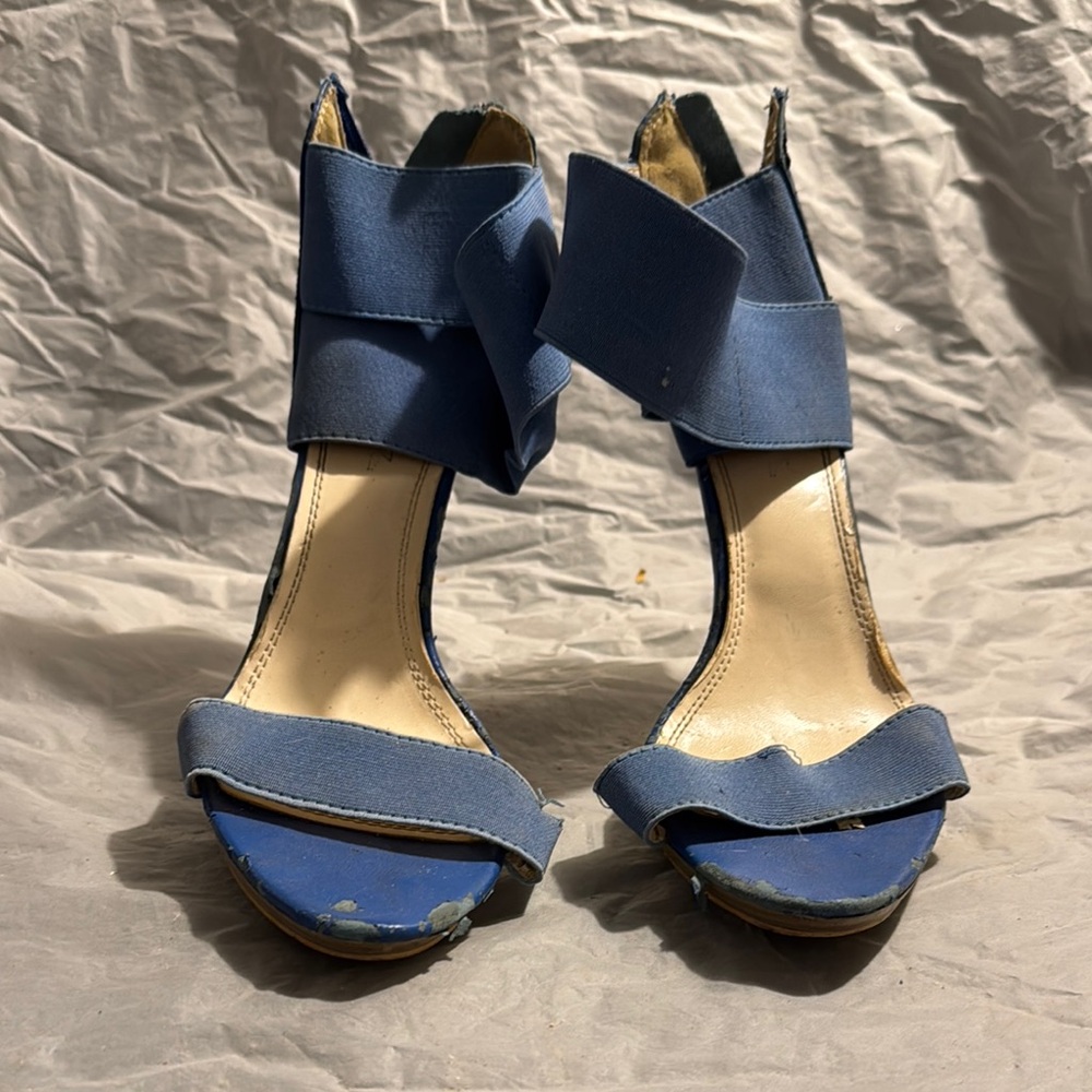 Elegant Blue Women's Heels